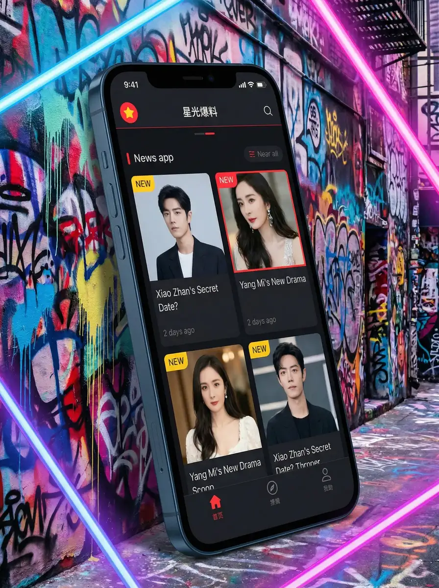 含羞草社区 APP界面展示 - 掌上吃瓜神器